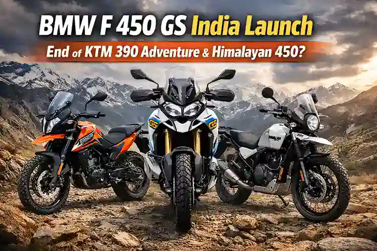 BMW F 450 GS India launch comparison with KTM 390 Adventure and Royal Enfield Himalayan 450