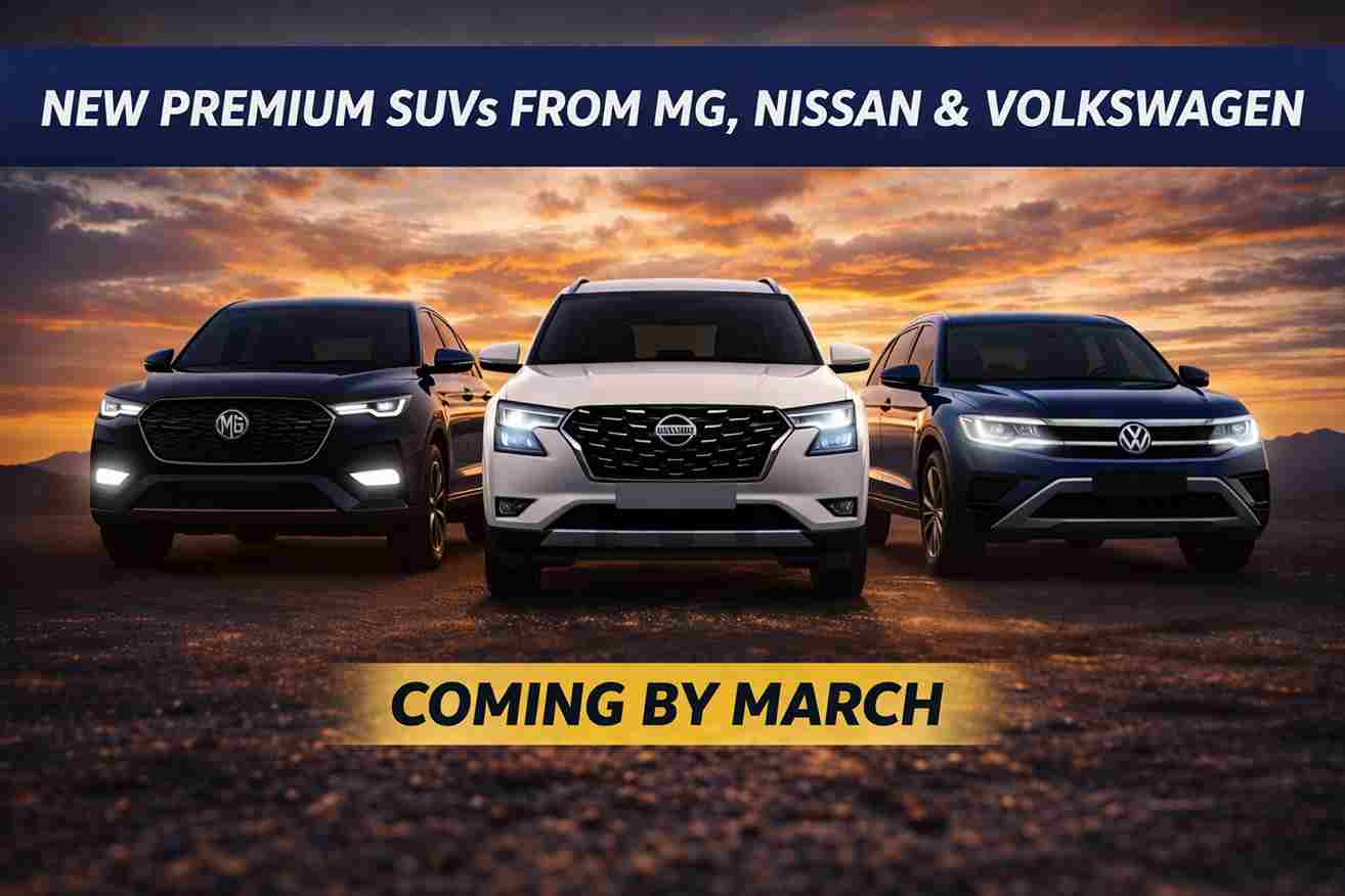 New Premium SUVs from MG, Nissan & Volkswagen Coming by March – What to Expect