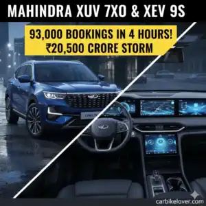 Mahindra XUV 7XO interior triple screen and exterior front design 2026 launch.
