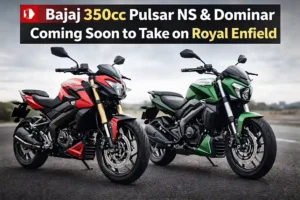 Bajaj Pulsar NS 350 and Dominar 350 showcased as upcoming rivals to Royal Enfield in the 350cc segment