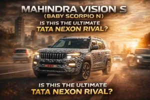 Mahindra Vision S compact SUV camouflaged during road testing in India, known as Baby Scorpio N and potential Tata Nexon rival