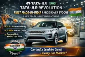 First Made-in-India Range Rover Evoque rolls out from Tata-JLR manufacturing plant, marking a new era of luxury car production in India