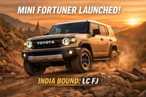 Toyota Land Cruiser FJ mini fortuner off road driving in Thailand with 4WD system and rugged design